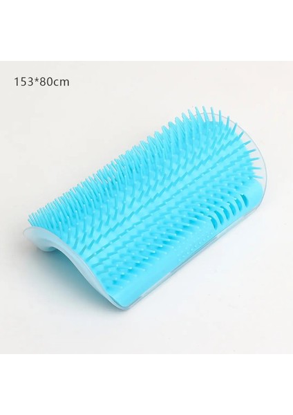 Kedi Banyosu Fırçası Masaj Aracı Kendiliğinden Temizlenen Evcil Hayvan Saçı Giderici Duvara Monte Tırmalama Taraklı Bakım Taraklı Güzellik Malzemeleri Renk:mavi 153X80CM (Yurt Dışından)