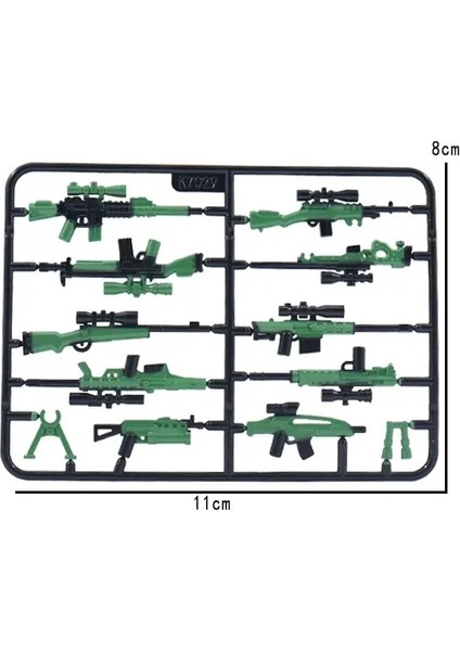 Askeri Ww2 Yapı Taşları Solider Figürleri Oyuncak Hediyeleri Kamufla Lar Lar Kum Torbaları Pelerin Ekipman Aksesuarları Mini Brickscolor: M1919A4-1PC (Yurt Dışından)