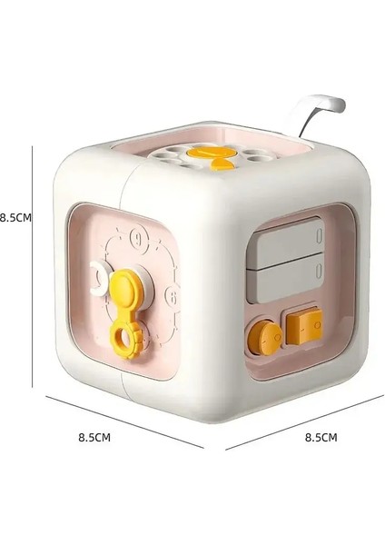 Bebek Uygulama Becerileri Çekici Küp 6 In 1 Montessori Eğitim Oyuncakları Duyusal Meşgul Kurulu Kız Boycolor Için Eğitim Oyuncakları: Pink (Yurt Dışından)