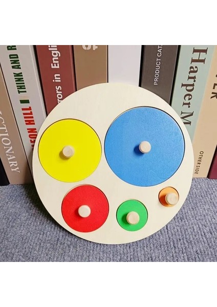 Çocuk Montessori Educational Çok Geometrik Şekli Renk Sıra Bulmaca Ahşap Boza Oyun Oyuncakları Çocuklar Için Bebek Hediyeleri Renk: XL10902 (Yurt Dışından)