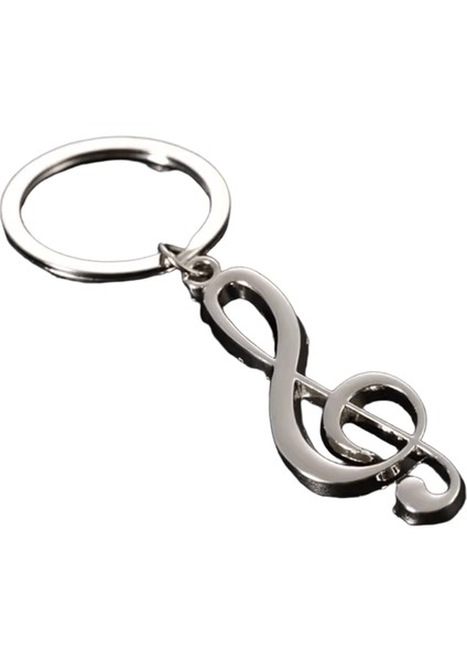 Yaratıcı Piyano Anahtarlık Metal Nota Kulaklık Anahtarlık Araba Anahtar Tutucu Çanta Kolye Erkekler Için Müzisyen Festivali Takı Hediye (Yurt Dışından)