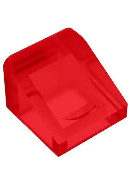 Lot 54200 35338 50746 Eğim 30 ° 1 x 1 x 2/3 Teknik Binalar Için Aydınlanma Oyuncak Hediye Uyumlu Montaj Dıy Moc Kidscolor: Şeffaf Kırmızı/boyut: 10 Pcs (Yurt Dışından)