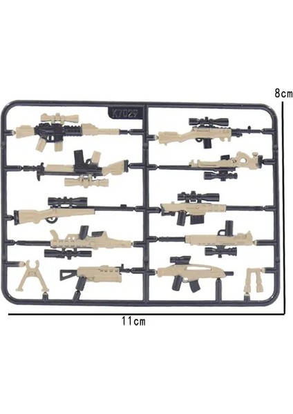 Askeri Ww2 Yapı Taşları Solider Figürleri Oyuncak Hediyeler Kamufla Lar Lar Kum Torbası Pelerin Ekipman Aksesuarları Mini Tuğlalar Renk: K7029-EARTH-1PC (Yurt Dışından)