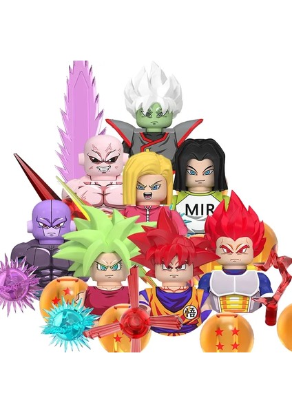 Moc Japon Anime Çizgi Film Yapı Taşları Mini Aksiyon Figürü Uyumlu Aksesuarlar Model Oyuncaklar Tuğla Çocukların Doğum Günü Hediyesi: Ejderha Topu 06 (Yurt Dışından)