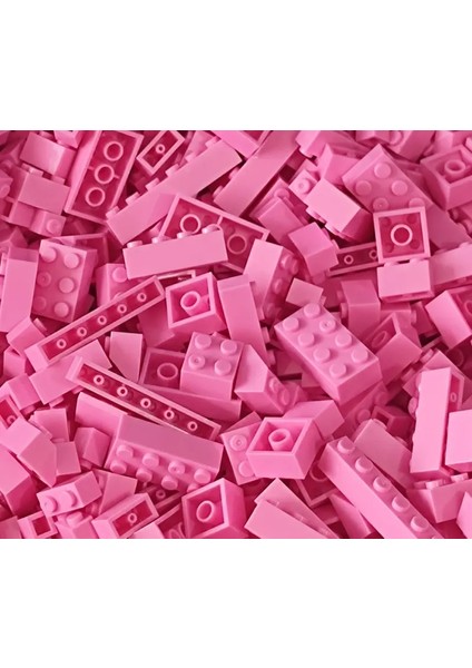 120/240PCS Diy Yapı Taşları Toplu Set Şehir Klasik Tuğlalar Renkli Montaj Yaratıcı Oyuncak Eğitim Interaktif Oyuncak Çocuklar Için Renk: Pembe/beden: 125G-ÇAN (Yurt Dışından)