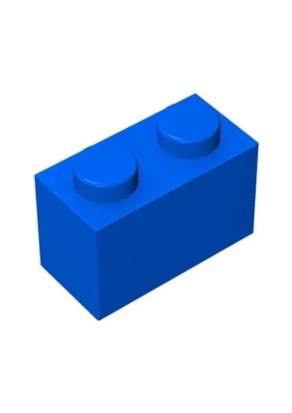 Lot 3004 Kalın 1x2 Nokta Tuğla Teknik Binalar Için Oyuncaklar Bloklar Çocuklar Için Oyuncaklar Hediye Uyumlu Eğitim Yaratıcı Dıy Moc Renk: Mavi/boyut: 10 Pcs (Yurt Dışından)
