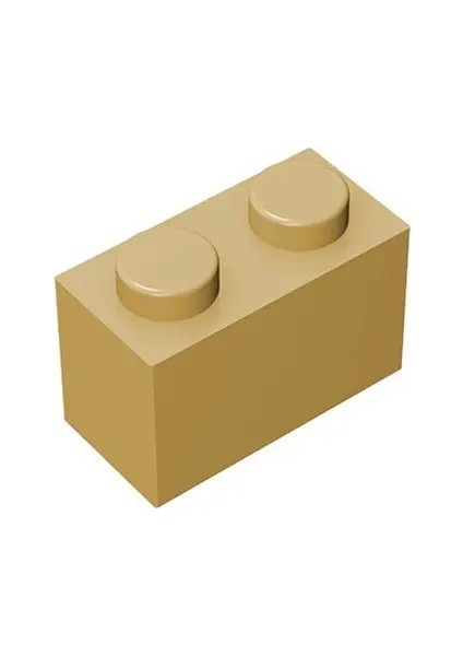 Lot 3004 Kalın 1x2 Nokta Tuğlalar Teknik Binalar Için Oyuncaklar Bloklar Çocuklar Için Oyuncaklar Hediye Uyumlu Eğitim Yaratıcı Dıy Moc Renk: Tan/boyut: 10 Adet (Yurt Dışından)