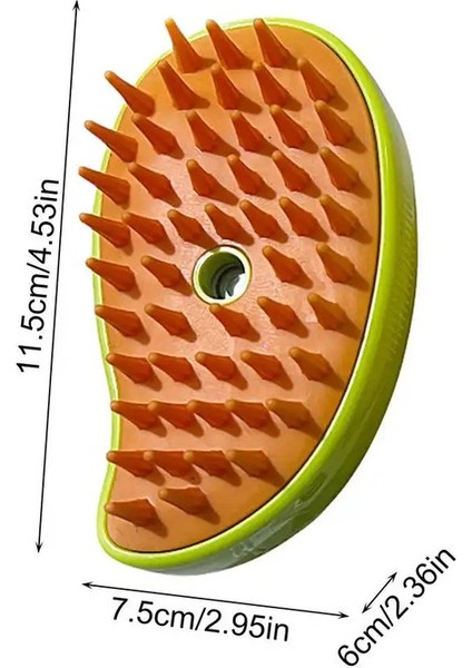 Kedi Buhar Fırçası Pet Masaj Tarak Kedi Köpek Tımarlama Elektrik Sprey Su Sprey Kediler Banyo Fırçası Saç Fırçaları Tımar Malzemeleri: Yeşil (Yurt Dışından)