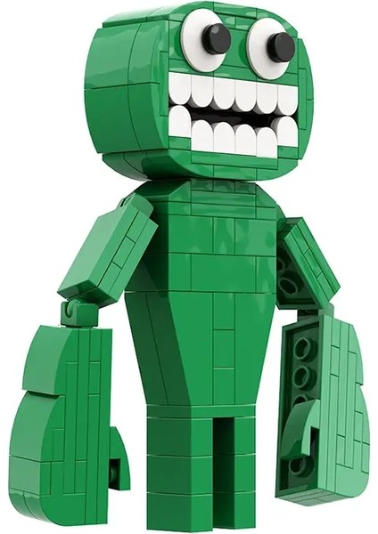 Banban Tuğlalarından Gobricks Garten Green Green Baş Canavar Flamingo Moc Model Yapı Taşları Çocukların Eğitim Hediyeleri Renk: Yeşil Başlı Canavar (Yurt Dışından)