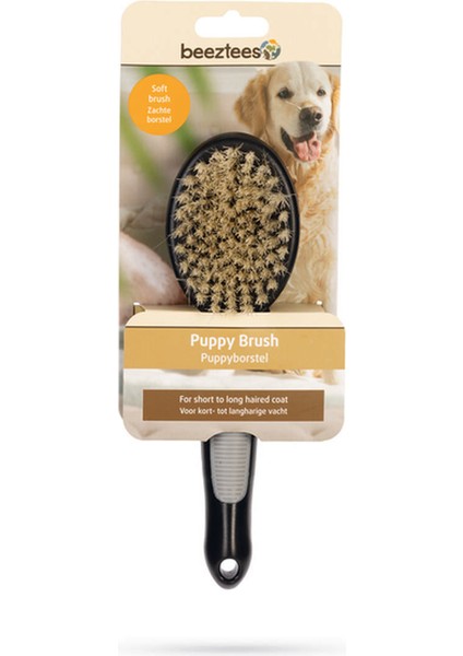 Yavru Köpek Fırçası, Siyah Gri, 23CM Nrmsa