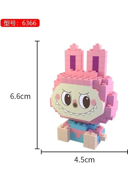 Pop Mart Legubu Orijinal Yapı Taşı Pop Mart Karikatür Karakter Labubu Figür Yapı Taşları Oyuncaklar Için Oyuncaklar Hediyescolor: JM6366/BEDEN: Kutu Yok (Yurt Dışından)