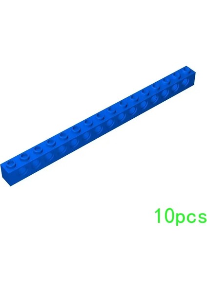 10PCS Moc 3703 1X16 Delikli Yapı Taşları Kiti Yüksek Teknoloji Köprü Ev Tuğlaları Eğiticidiy Oyuncakları Çocuk Doğum Günü Çocuk Hediyeleri Renk: 23-Mavi (Yurt Dışından)