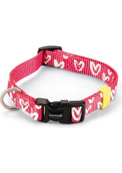 Köpek Tasması, Pembe, 26-40CM, 15MM Nrmsa