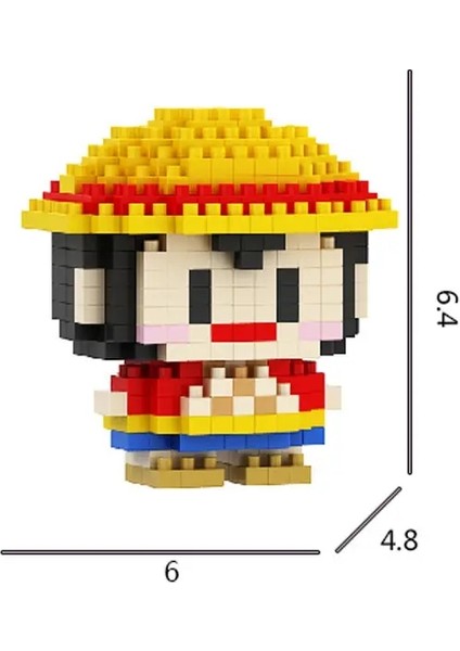 Sanrio Micro Yapı Taşları Kirby Kuromi Anime Luffy Helikopter Marioed Montajlı Model Mini Tuğla Figür Oyuncakları Hediye Saklığı: A636/BOYUT: Kutu Yok (Yurt Dışından)