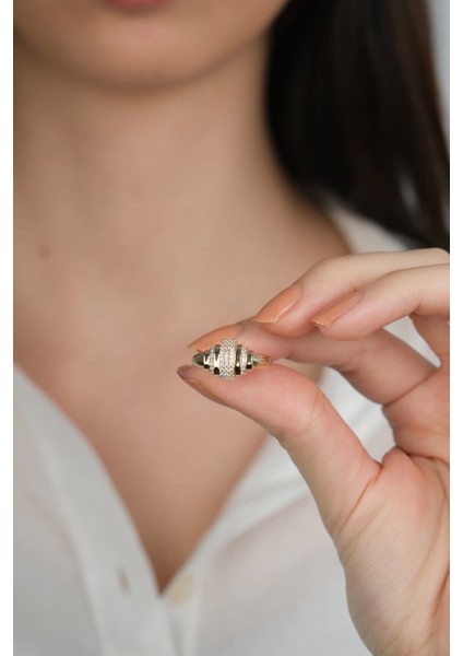 14 Ayar Altın Taşlı Yüzük 902 fırsatları