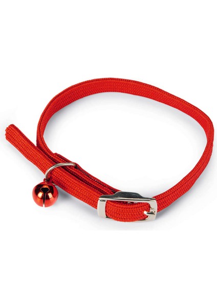 Kedi Boyun Tasması, Kırmızı, 24,5-29,5cm Nrmsa