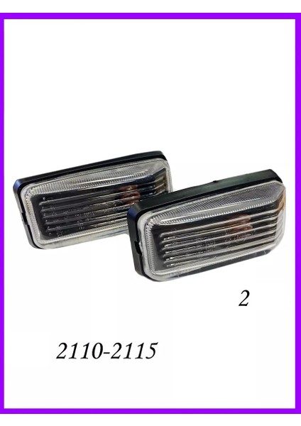 Lada Vega Çamurluk Sinyali Sağ ve Sol Takım 2 Adet Rus 21100372601000R