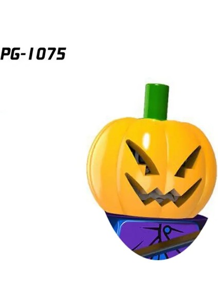 N101 PG-1245 PG1447 Cadılar Bayramı Korku Film Yapı Blonları Parlayan Sessiz Tepe Tuğlaları Jack Piramid Mini Eylem Oyuncak Figürler Renk: PG1075 (Yurt Dışından)