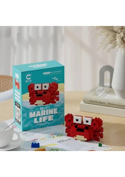 Yaratıcı Okyanus Dünyası Hayvan Parçacık Yapı Taşları Oyuncaklar Çocuk Oyuncakları Mini Hayvan Modeli Eğitim Oyuncakları Uyumlu Bina Renk: JM-7267/BOYUT: Kutu Yok (Yurt Dışından)