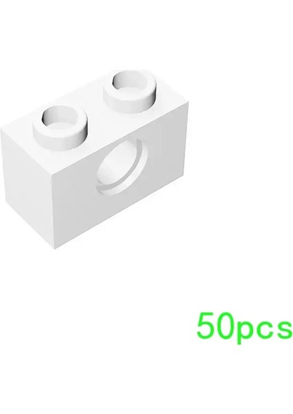 50PCS Moc 3700 1x2 Delik Yapı Taşları ile Kit Yüksek Teknoloji Konnektör Ev Tuğlaları Eğitim Diy Oyuncaklar Çocuk Doğum Günü Hediyeleri Renk: M0086-16 (Yurt Dışından)