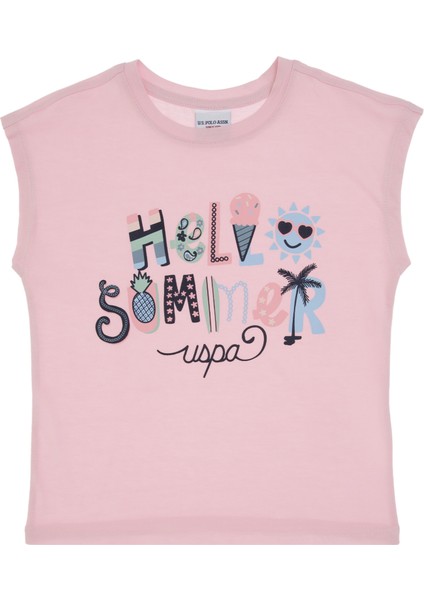 Kız Çocuk Açık Pembe Tişört 50306190-VR078 fırsatları