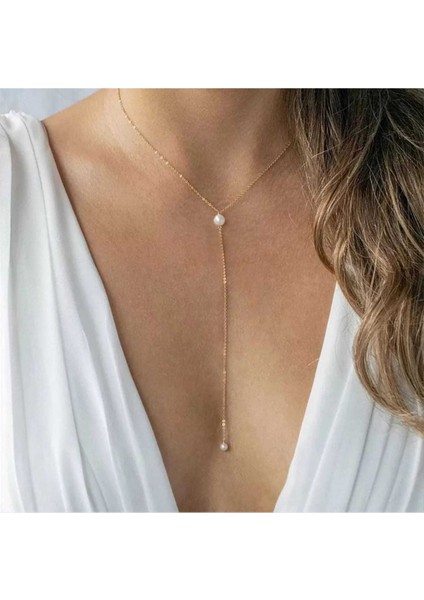 Altın Kaplama Zincir Incili Kolye fiyatları