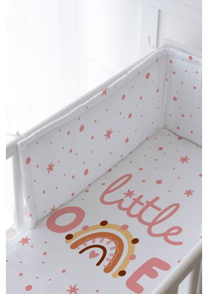 Bebek Başucu Koruyucu ve Baskılı Çarşaflı Uyku Seti - Iconic Serisi - Little One fiyatları
