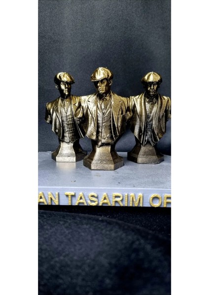 Thomas Shelby 15 cm Büst Figür Peaky Blinders Kardeşler 3 Lu Set