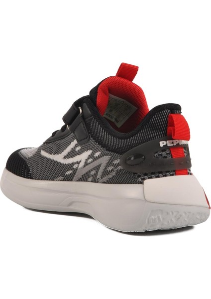 1966 F Hafif Esnek Siyah Çocuk Spor Ayakkabı fırsatları