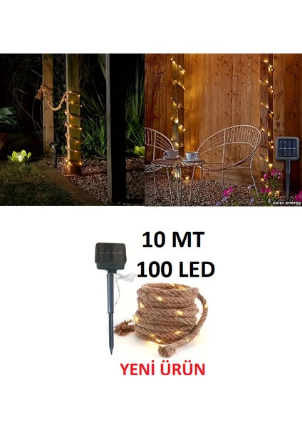 Solar Güneş Enerjili 10MT 100 LED Dış Mekan Peri LED Ip Işık fiyatları