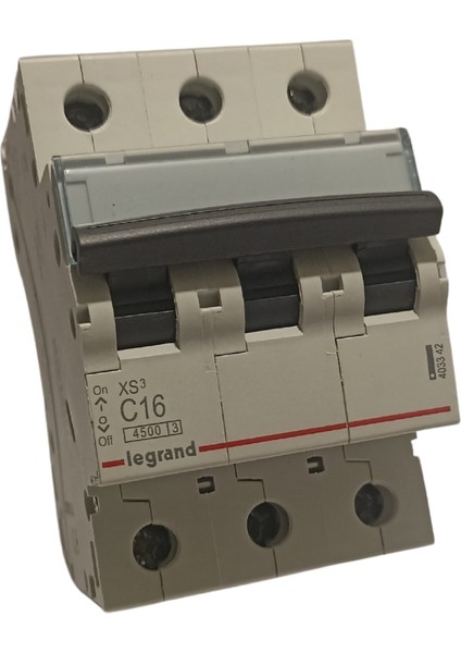3 Ktuplu 400V 16 Amper Xs3 Otomatik Sigorta 4500 - 4 033 42