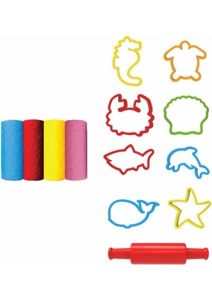 03684 Art Craft Deniz Hayvanları Hamur Set 200 gr