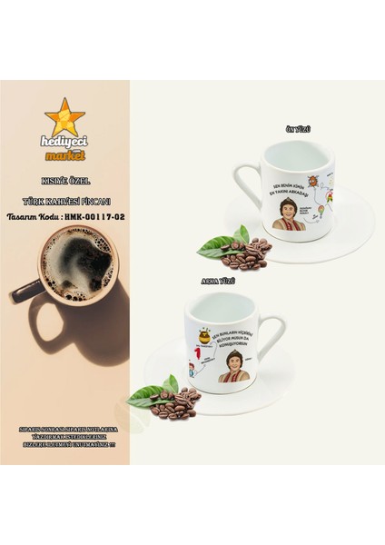 Prens Yerli Tekli Türk Kahvesi Fincanı - Kırık Beyaz - Hmk-00117-02 indirimleri