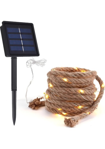 Solar Güneş Enerjili 20MT 200 LED Dış Mekan Peri LED Ip Işık