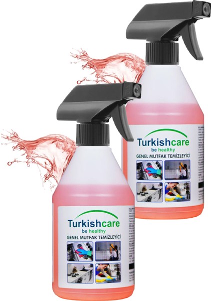 Mutfak Temizleme Spreyi 500 ml 2 Li