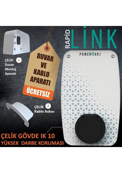 Rapid Link Pro 22 Kw Şarj Cihazı: Akıllı ve Güvenli Şarj Çözümleri