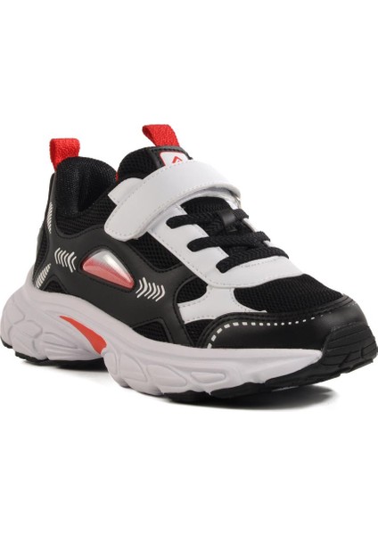 1866 F Siyah-Kırmızı Çocuk Spor Ayakkabı