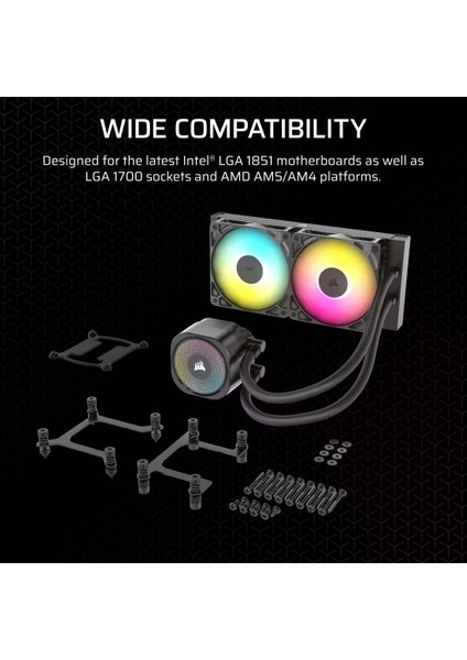 Corsaır Cpu Cooler CW-9060092-WW Nautılus 240 Rs