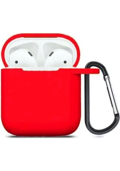 Airpods 1. Nesil / 2. Nesil Uyumlu Kılıf Silikon Kapak Arka Koruma Kabı Koruyucu Kılıf