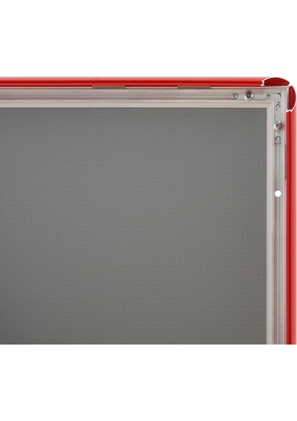 Alüminyum Açılır Kapanır Çerçeve Gönye Köşe - A3 - 30 x 42 cm - Kırmızı - 25MM indirimleri