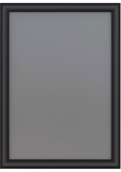 Alüminyum Açılır Kapanır Çerçeve Gönye Köşe - A3 - 30 x 42 cm - Siyah - 25MM