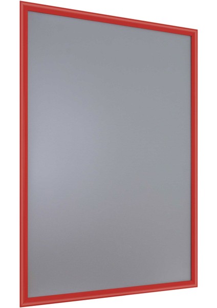 Alüminyum Açılır Kapanır Çerçeve Gönye Köşe - A1 - 60 x 84 cm - Kırmızı - 25MM modelleri