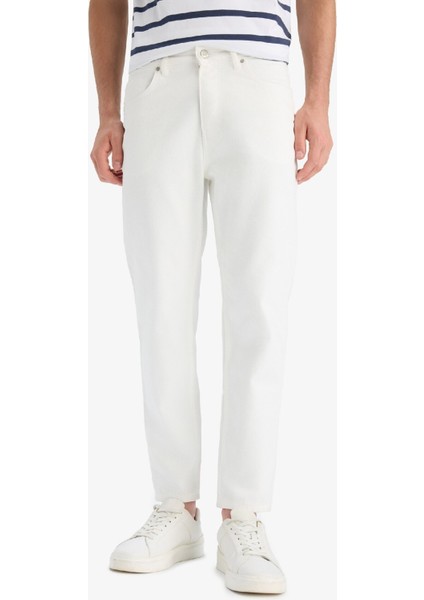 The 90's Slim Fit Dar Kalıp Yüksek Bel Dar Paça Jean Pantolon D4463AX24HS