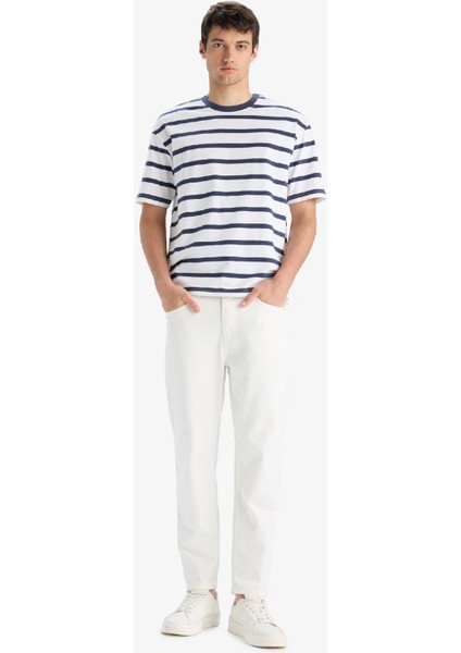 The 90's Slim Fit Dar Kalıp Yüksek Bel Dar Paça Jean Pantolon D4463AX24HS