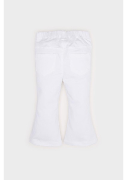 Kız Bebek Flare Fit İspanyol Paça Gabardin Pantolon E1798A525SM