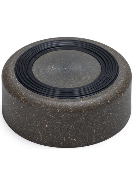 Köpek Mama Su Kabı, Bambu, Antrasit, 12cm, 300ml