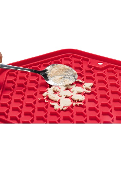 Yavru Köpek Yaş Mama Yeme Oyuncağı, Sekizgen Şeklinde, Silikon, Pembe, 23X20CM Nrmsa modelleri