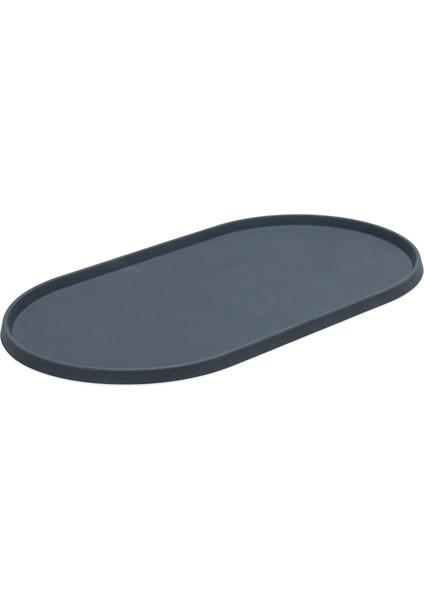 Dbl Mama Su Kabı Servisi, Silikon, Kaymaz, Antrasit, 45X25X1,5CM Nrmsa