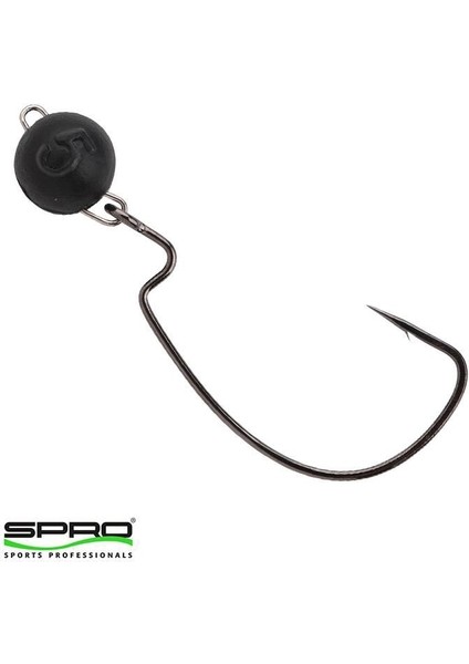 Rigged Bottom #2/0 Hareketli Siyah Jig Head Ağırlık (Gr) : 10GR