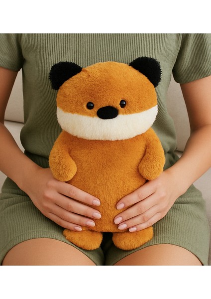 Pababo Puk Köpek Figürlü Peluş Su Torbası Kılıfı Sevimli ve Yumuşak Kılıf